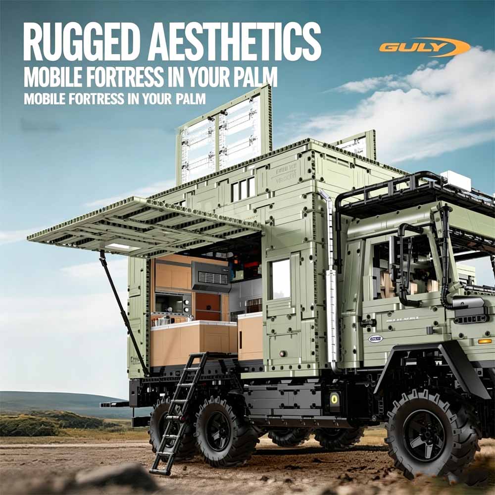 MOC 1:8 Scale 6x6 Offroad Unim - Heavy Equipment Vehicles review and price