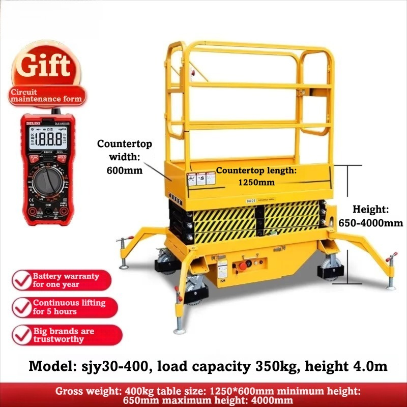 Rise 2m 4m Hydraulic Scissor L - Scissor Lift Table Hydraulic review and price