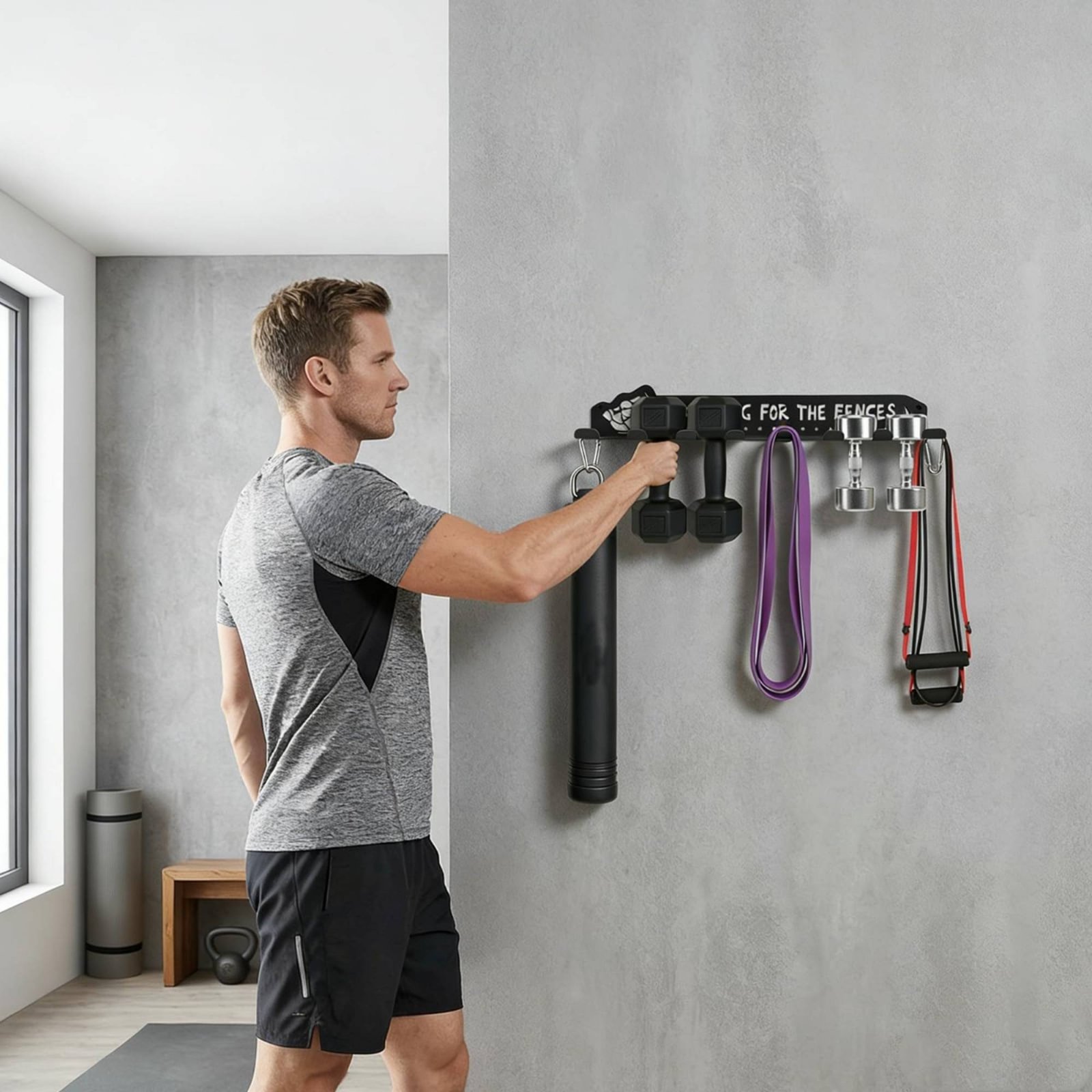 8 Hook Sports Equipment Rack H - Heavy Equipment Usa review and price