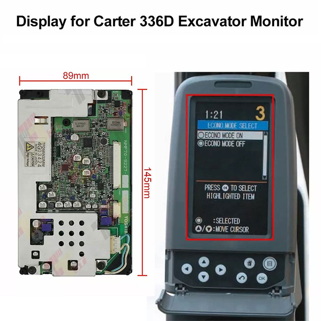 Display For Carter E320 323 33 - Heavy Equipment Hitachi review and price