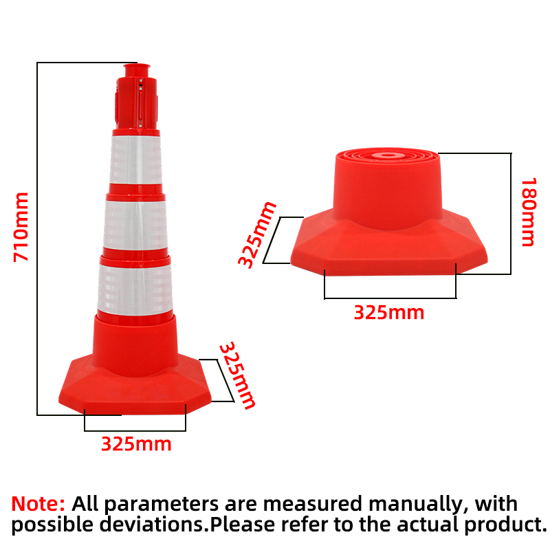 Foldable High Gloss Reflective - Road Traffic Cone review and price