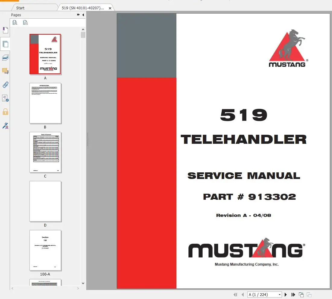 AutoDVD Mustang Machinery Heav - Heavy Equipment Usa review and price