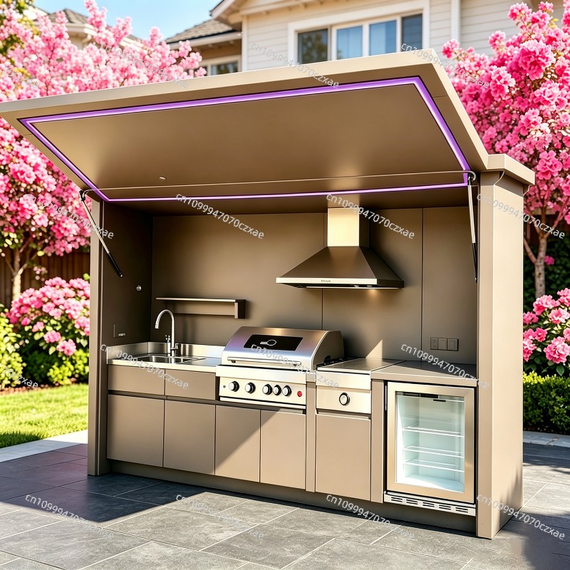 All-Weather Outdoor Kitchen Un - Heavy Equipment Kitchen review and price