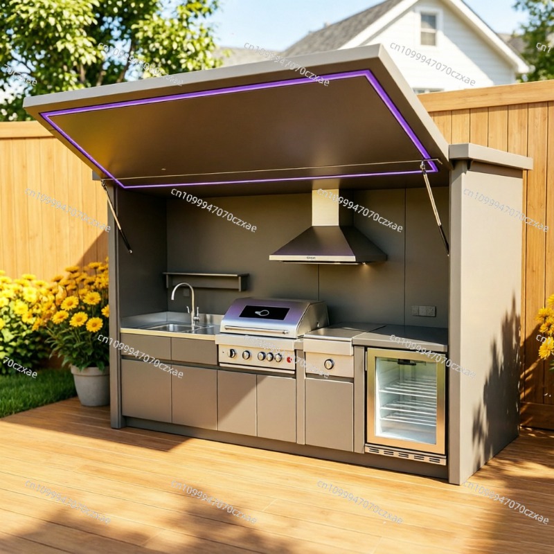 All-Weather Outdoor Kitchen Un - Heavy Equipment Kitchen review and price