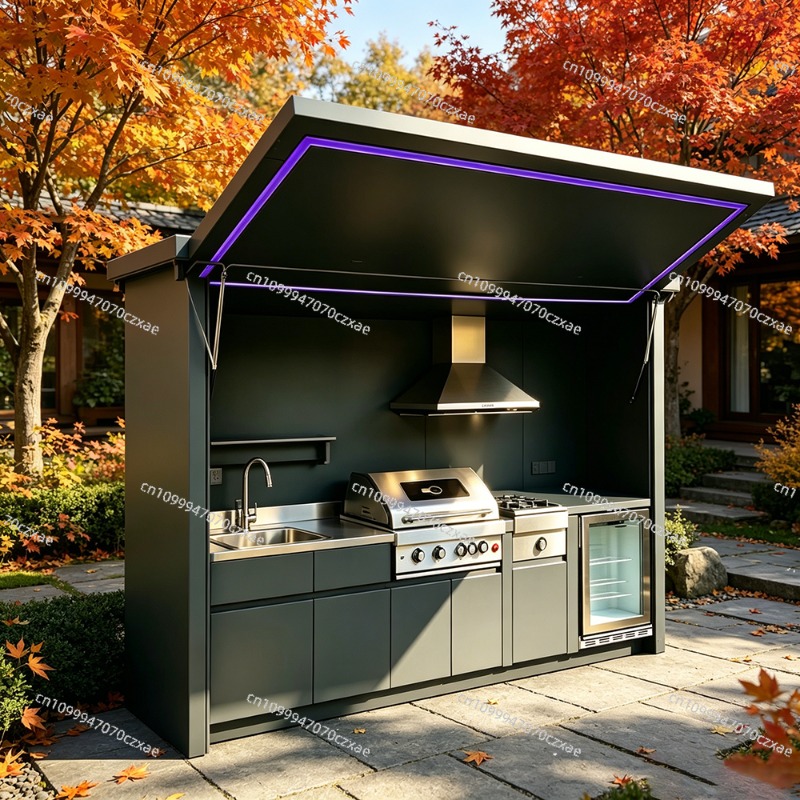 All-Weather Outdoor Kitchen Un - Heavy Equipment Kitchen review and price