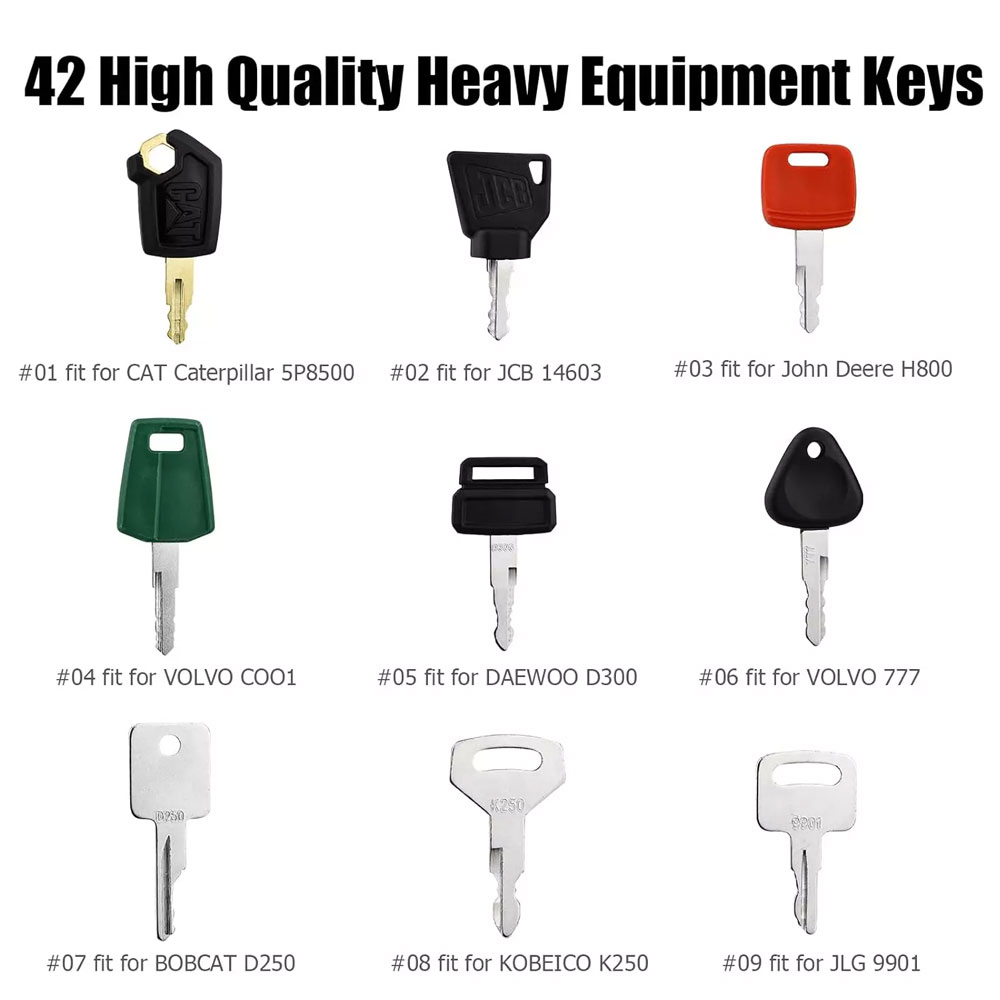 42 Keys Heavy Equipment Constr - Heavy Equipment Hitachi review and price