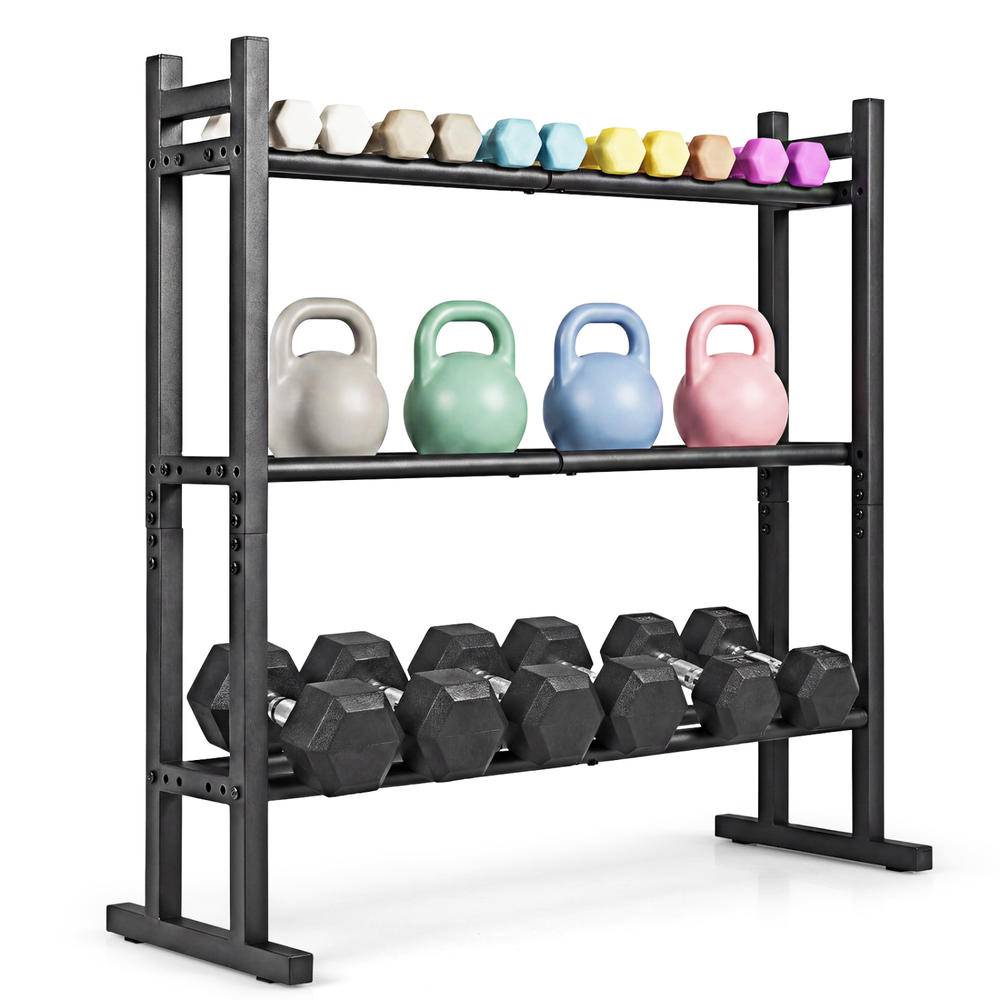 Heavy Duty 3-Tier Dumbbell Rac - Heavy Equipment Usa review and price