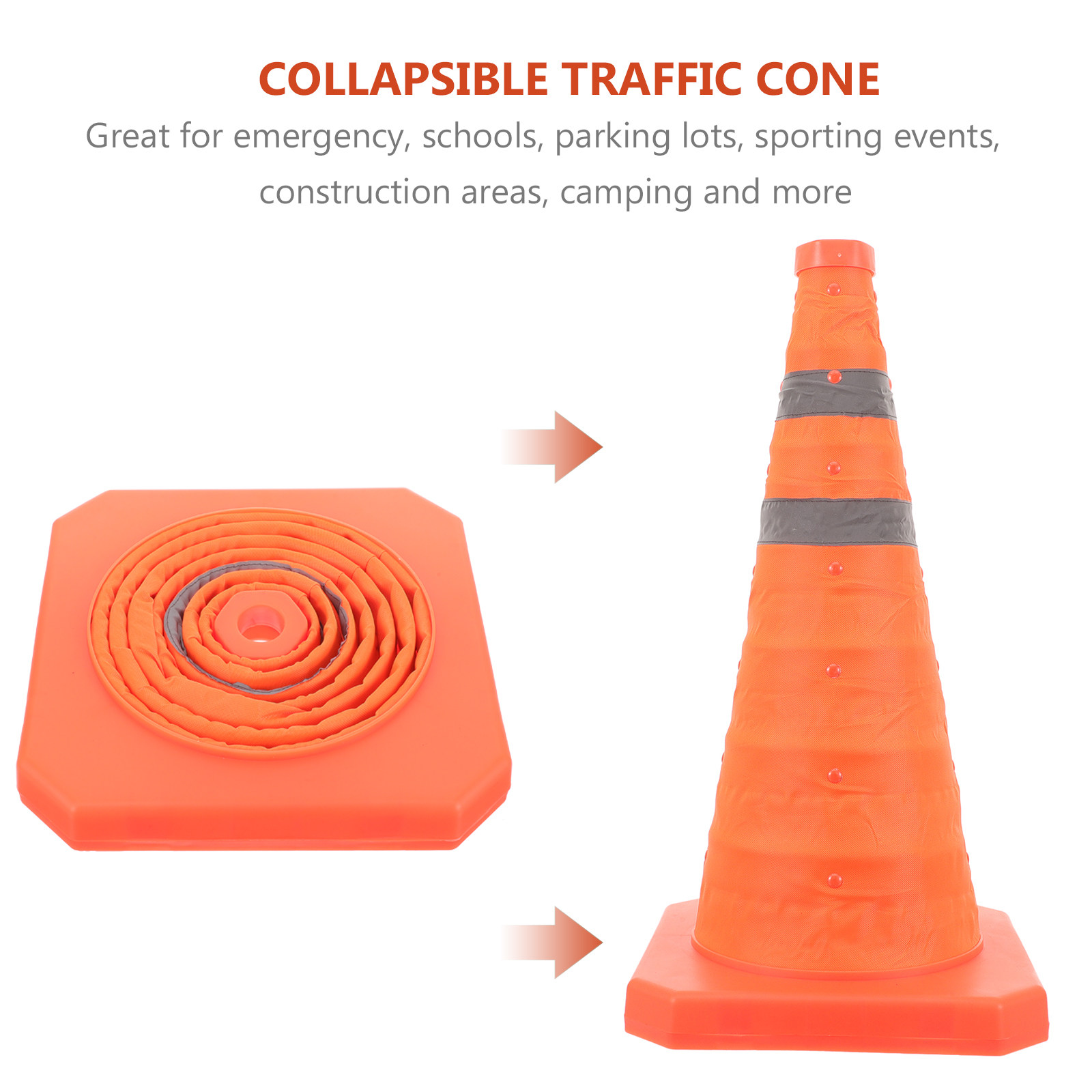 Foldable Traffic Cone Save Sto - Road Traffic Cone review and price
