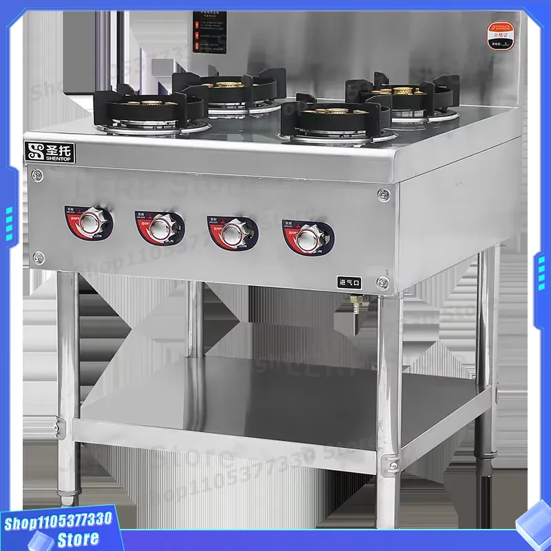 Commercial 6 Burner Gas Stove  - Heavy Equipment Kitchen review and price